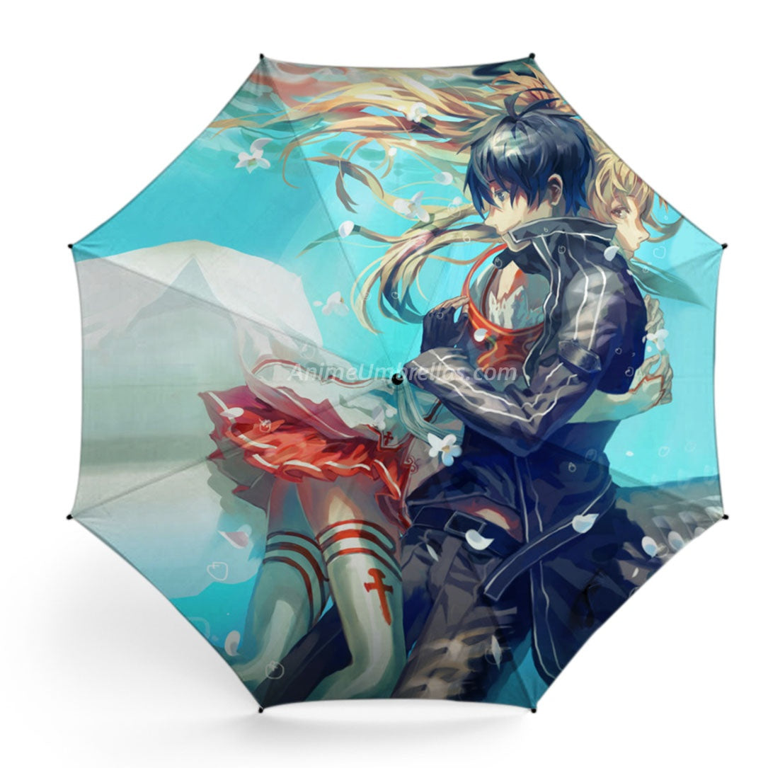 Kirito And Asuna Umbrella