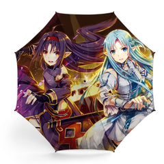 Yuuki And Asuna Umbrella