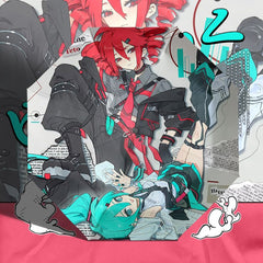 Cyberpunk Hatsune Miku Umbrella