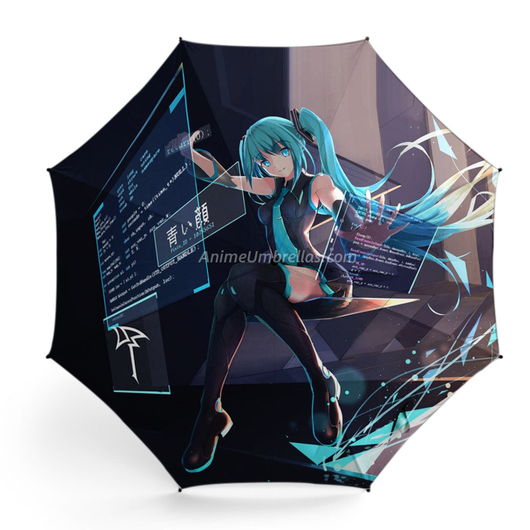 Futuristic Hatsune Miku Umbrella