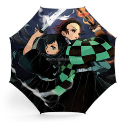 Tanjiro Fighting Umbrella