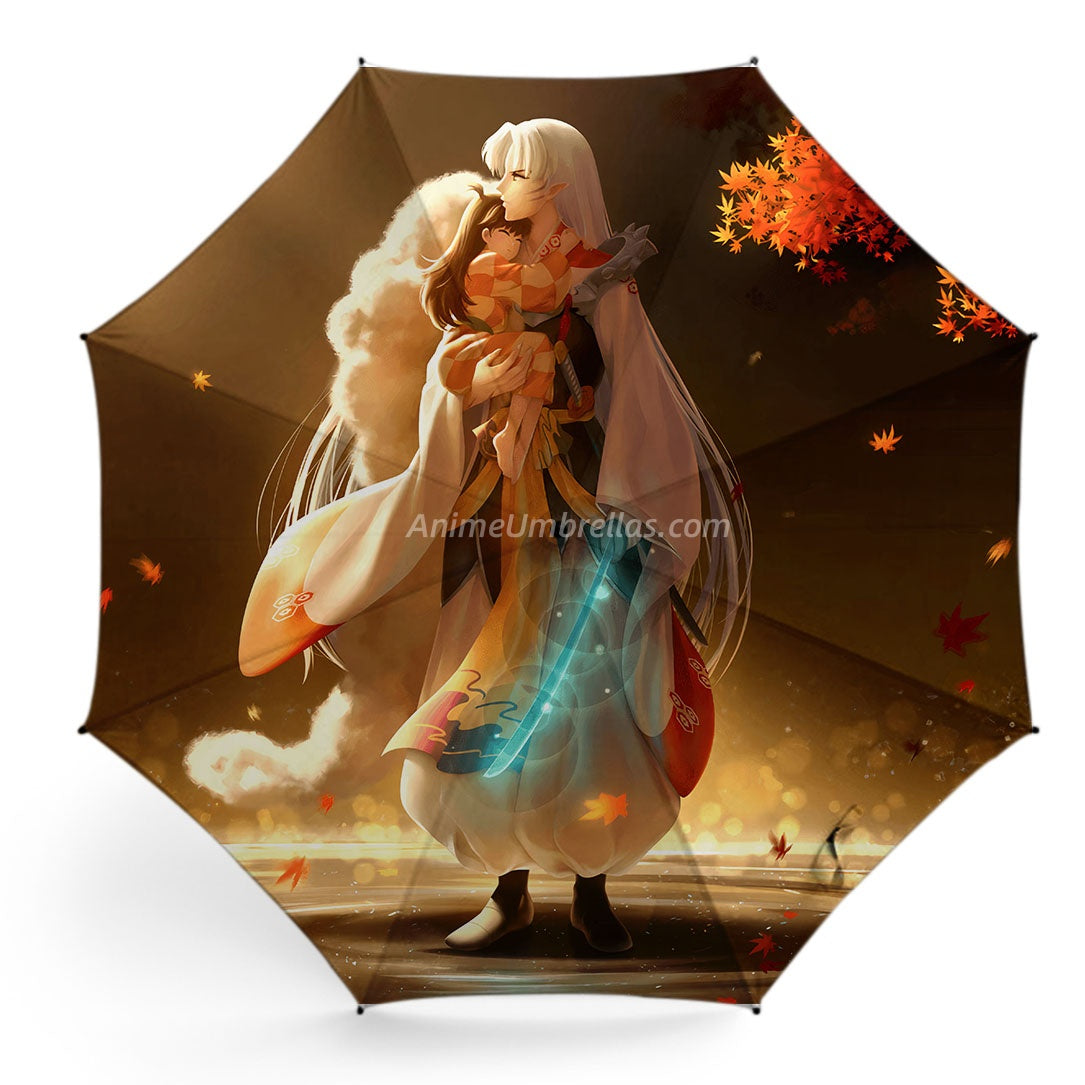 Sesshomaru And Rin Autumn Umbrella