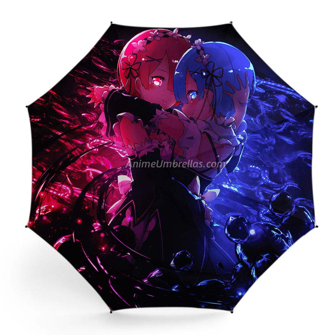 Re Zero Ram and Rem Umbrella