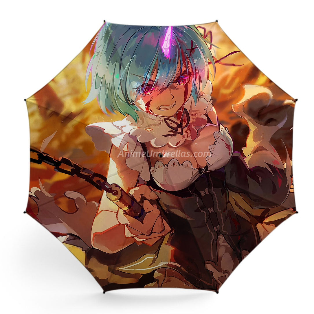 Re Zero Rem Umbrella