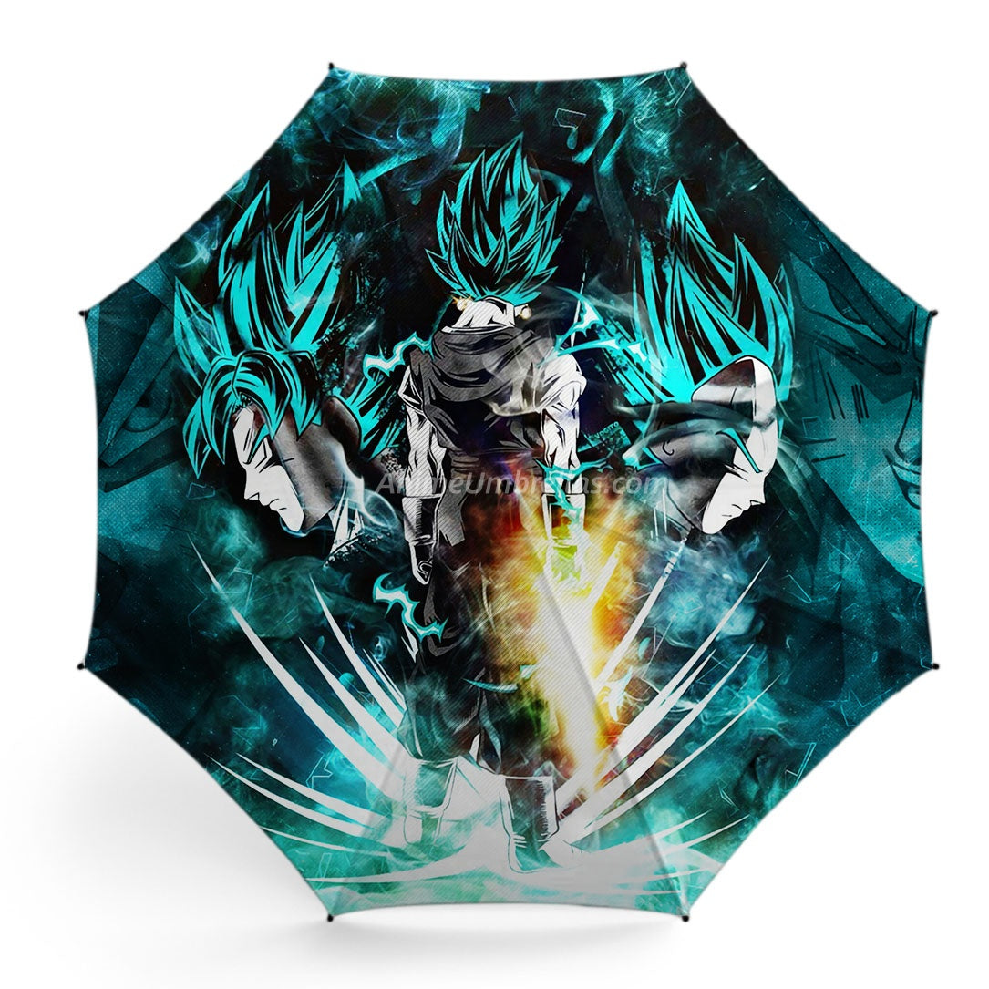 Saiyan Blue Aura Umbrella