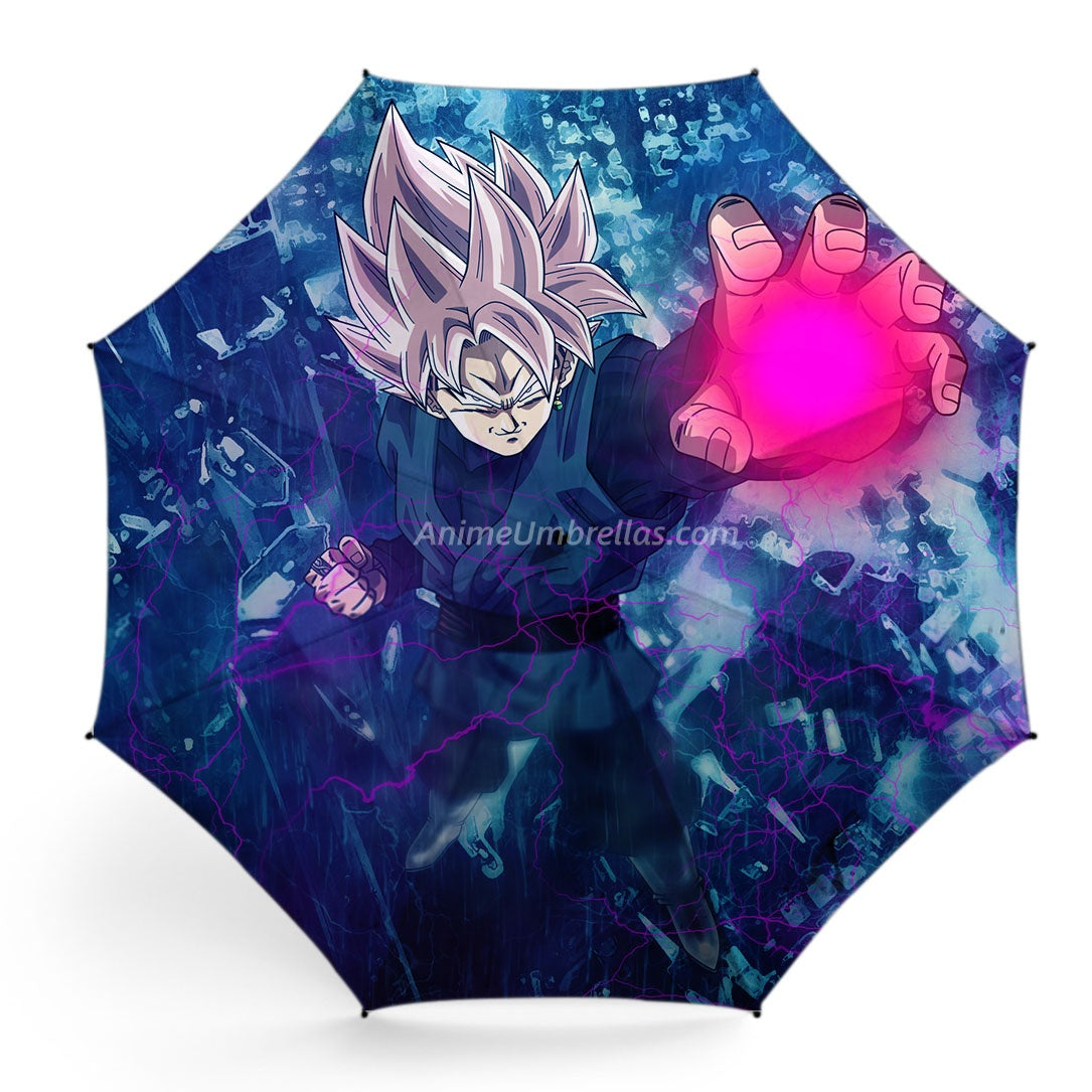 Black Goku Rose Umbrella