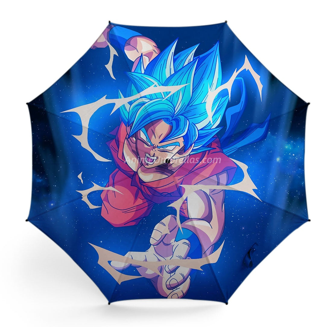 Goku Blue Galaxy Umbrella