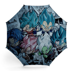 Dragon Ball Chibi Comic Umbrella